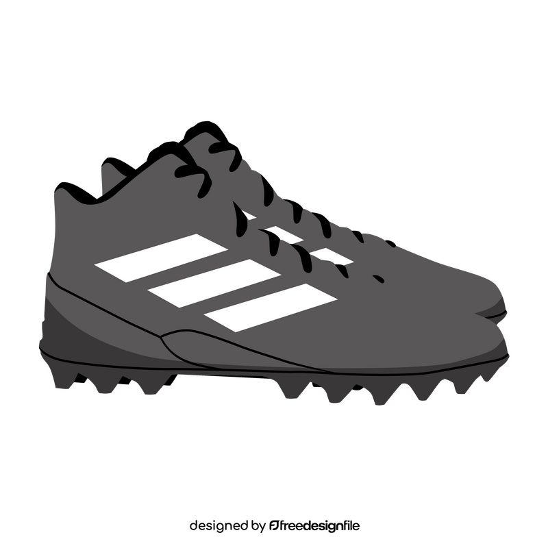 Football soccer shoes clipart
