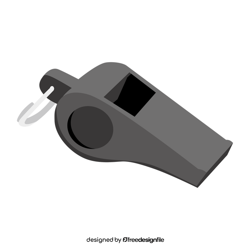 Referee whistle clipart