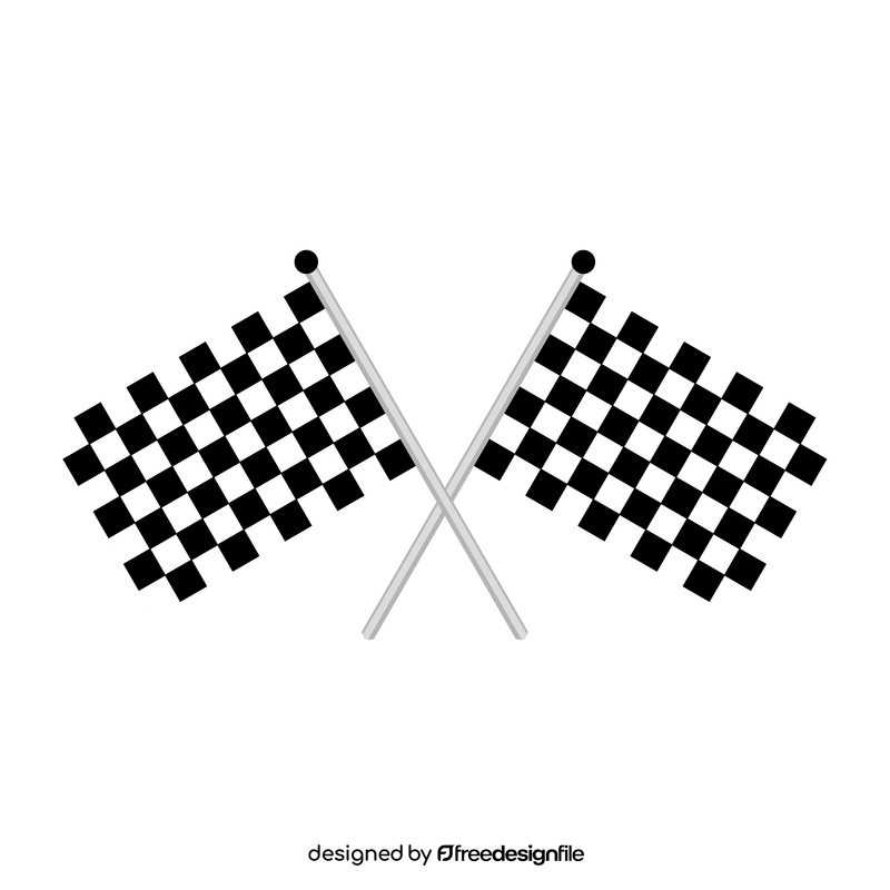 Formula 1 flag clipart