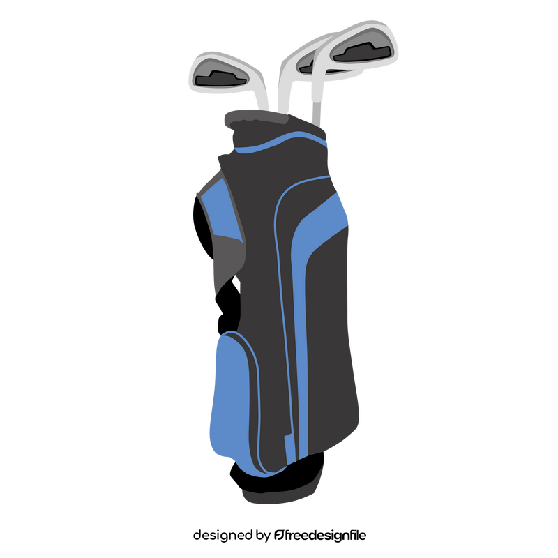 Golf bag clipart
