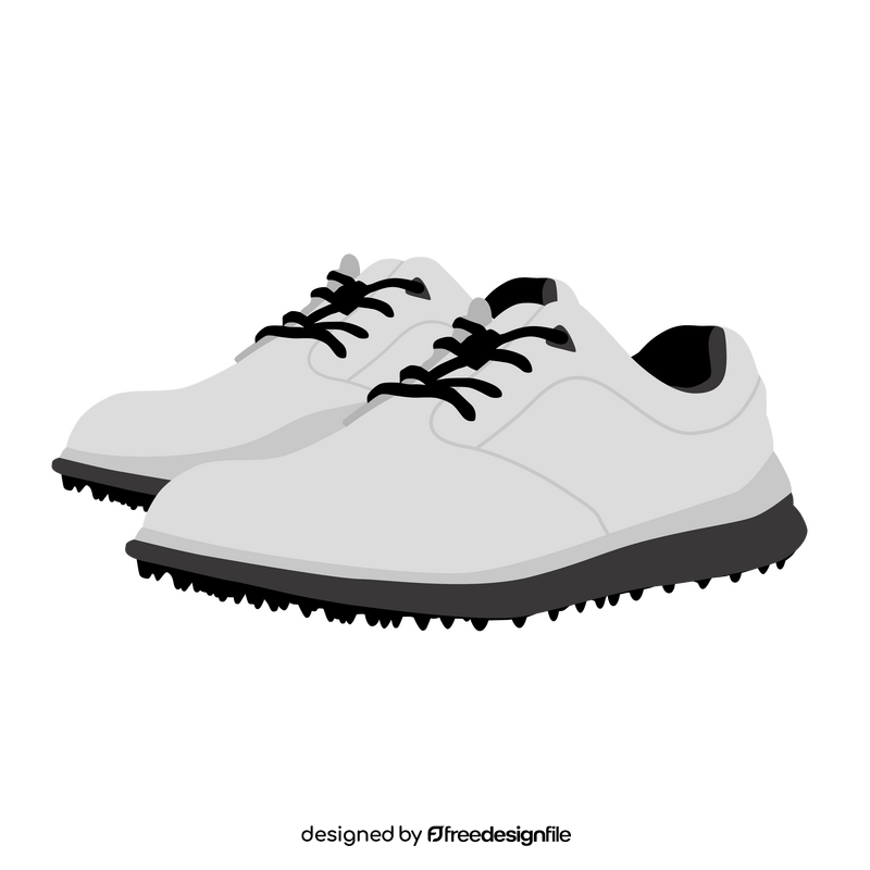 Golf shoes clipart