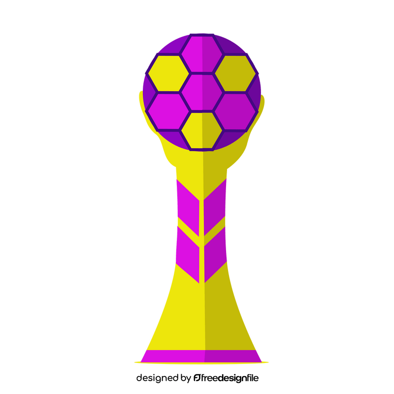 Handball trophy clipart