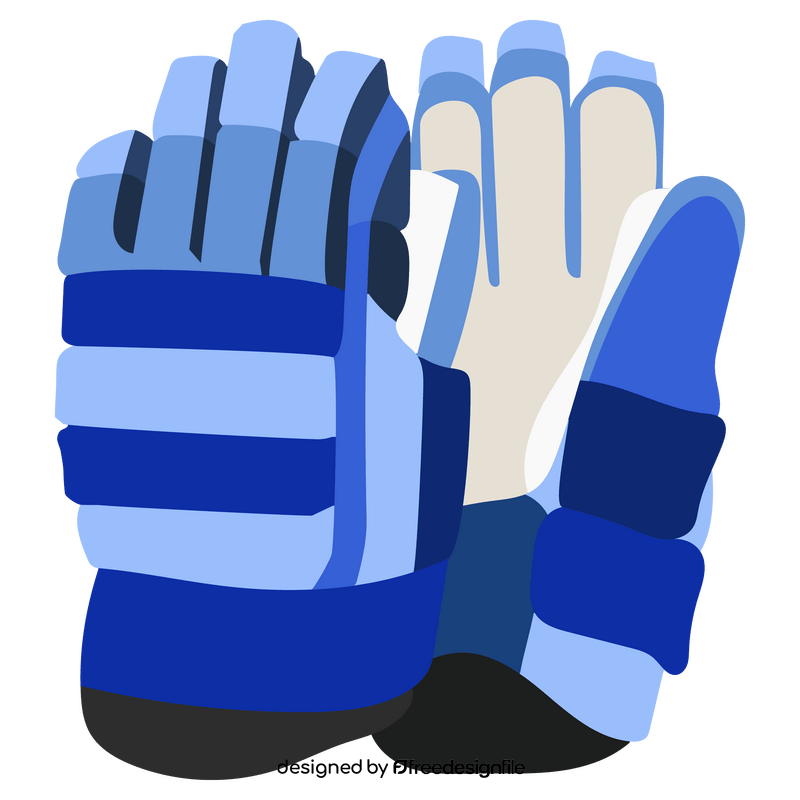 Hockey gloves clipart