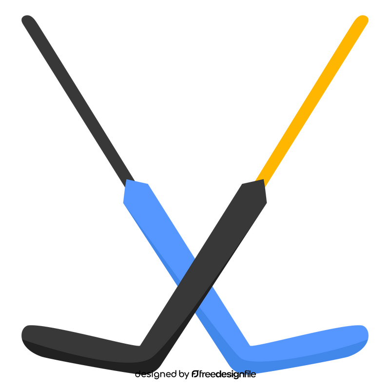 Hockey goalie stick clipart