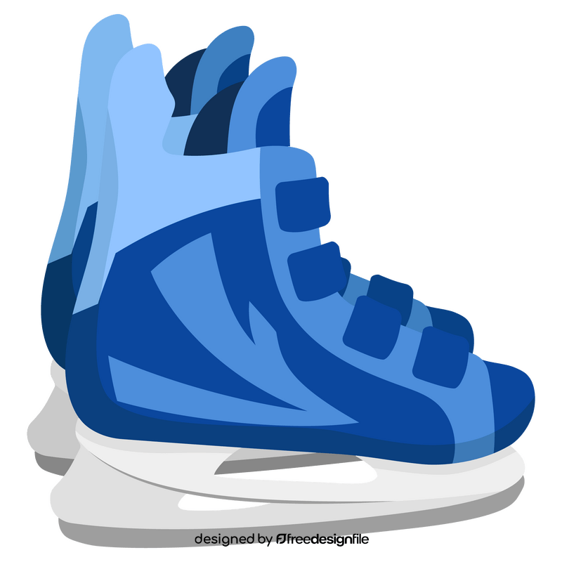 Hockey skates clipart