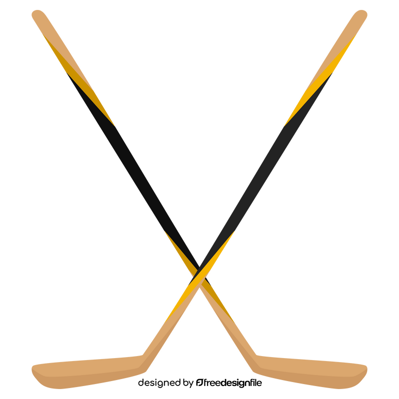 Hockey stick clipart