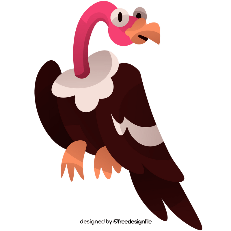 Condor bird cartoon clipart