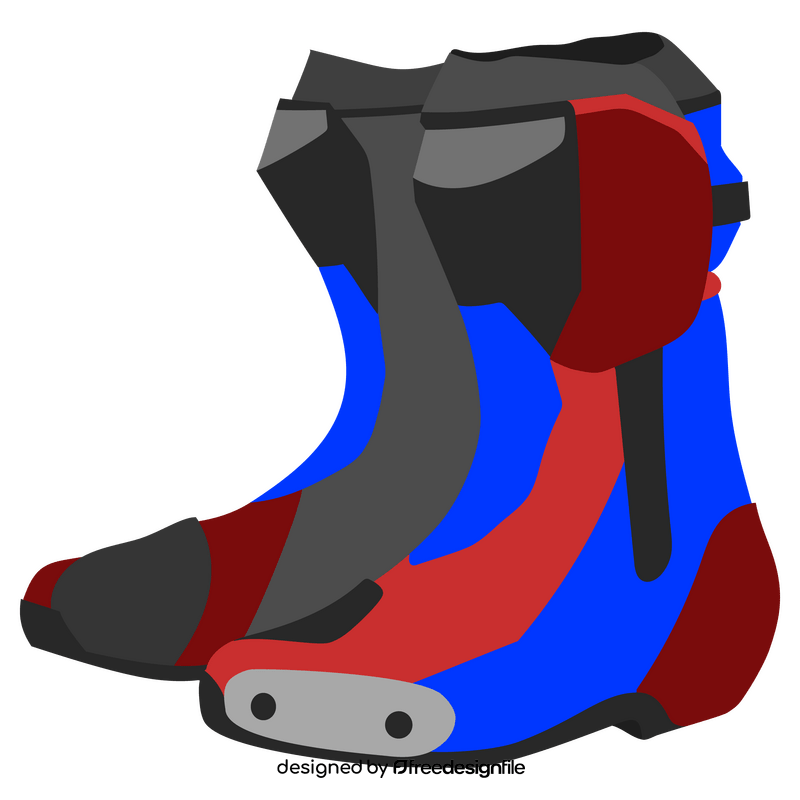 Motorcycle boots clipart