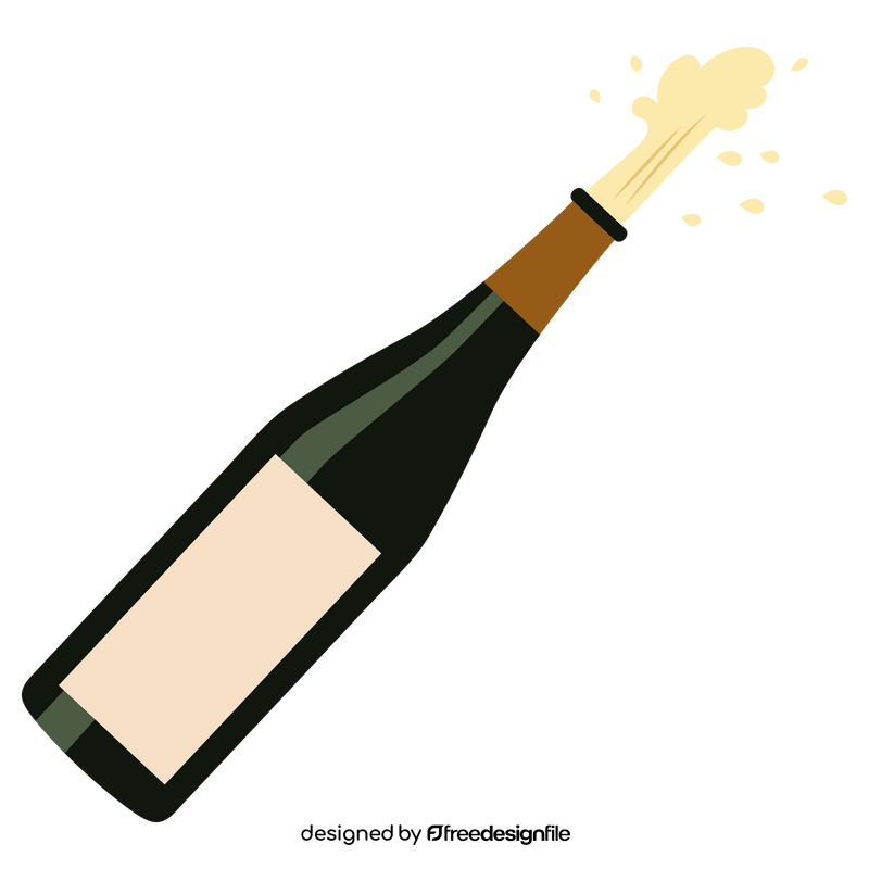 Champagne celebration clipart