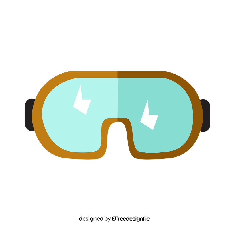 Ski goggles clipart