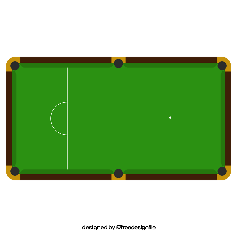 Pool table clipart