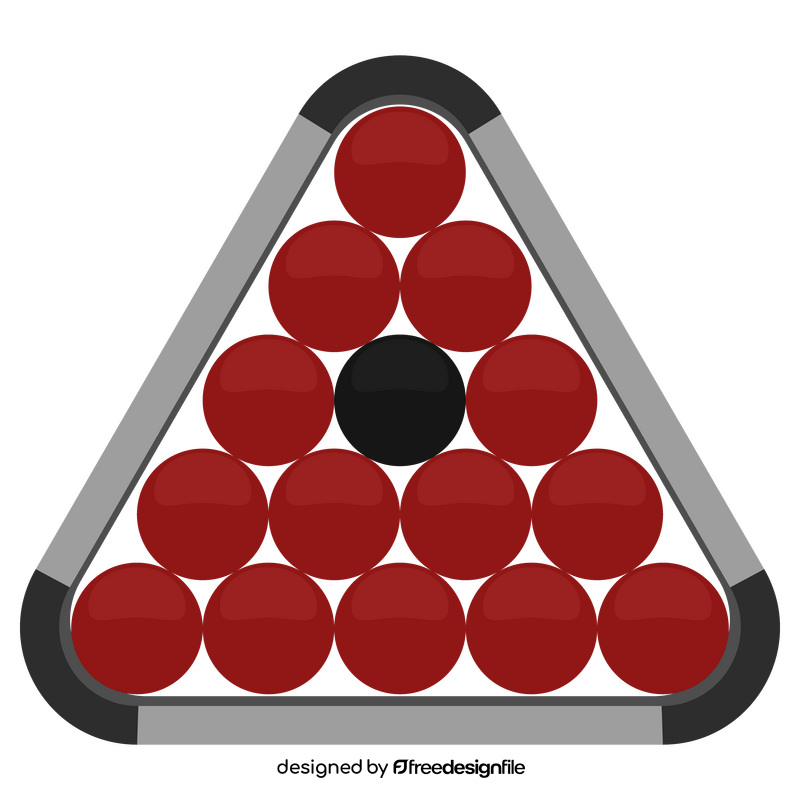 Snooker triangle clipart