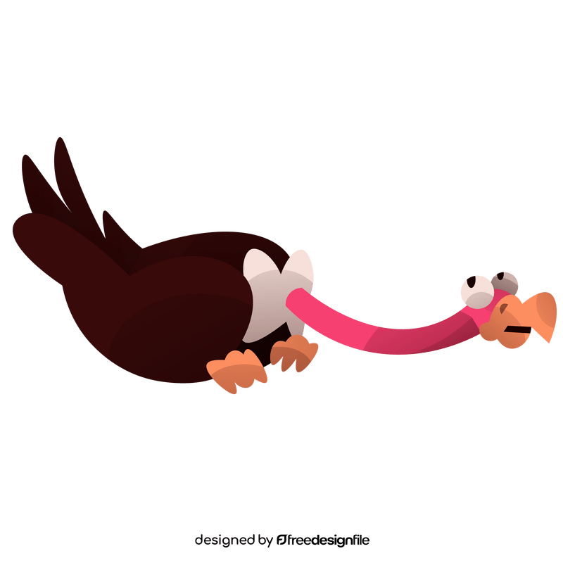 Condor bird cartoon clipart