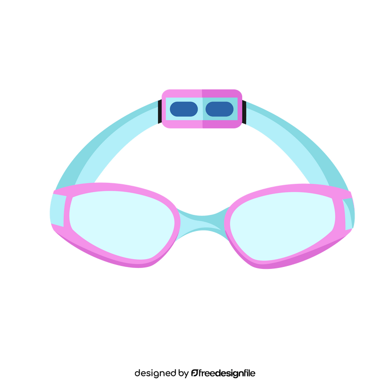 Swimming goggles clipart