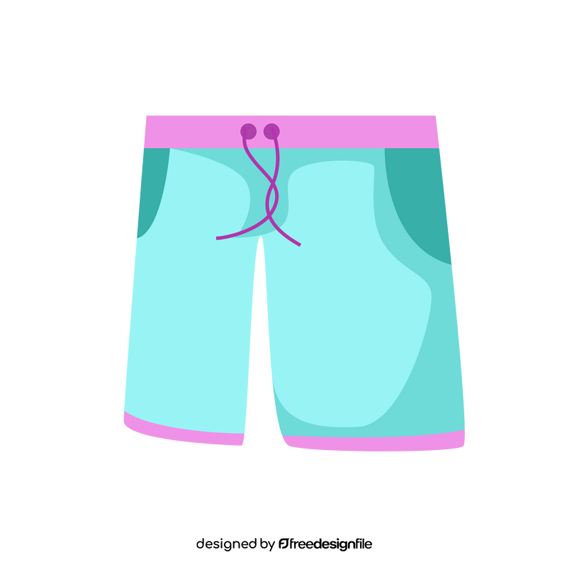 Swimsuit trunk clipart free download