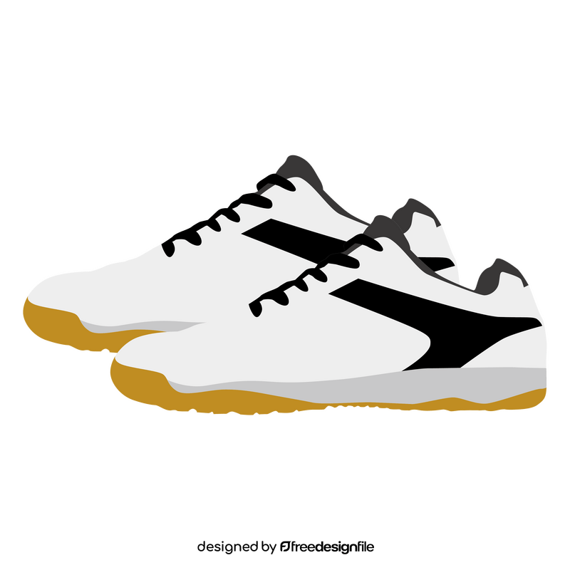 Table tennis shoes clipart
