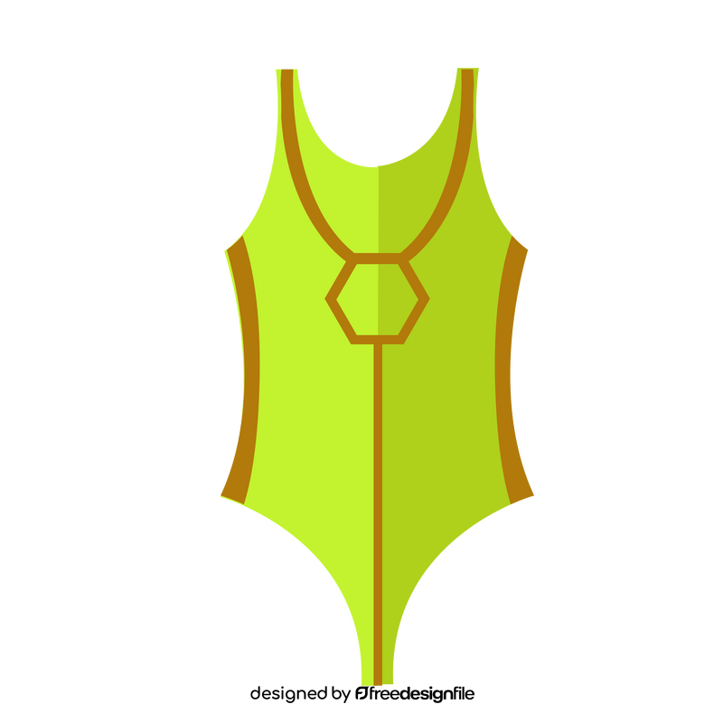 Waterpolo swimsuit clipart