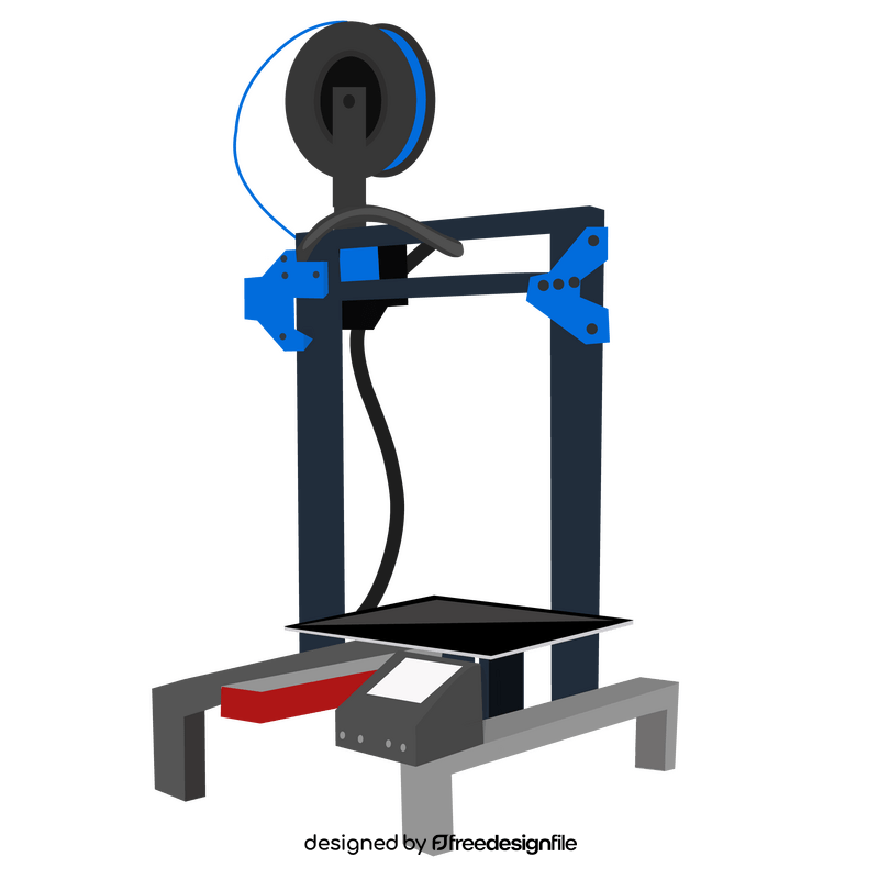 3d printing machine clipart