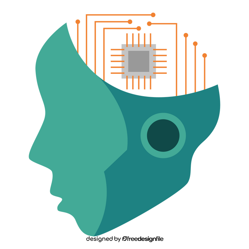 Artificial Intelligence Brain clipart