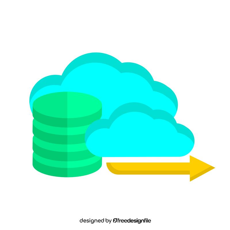 Big Data Cloud Storage clipart