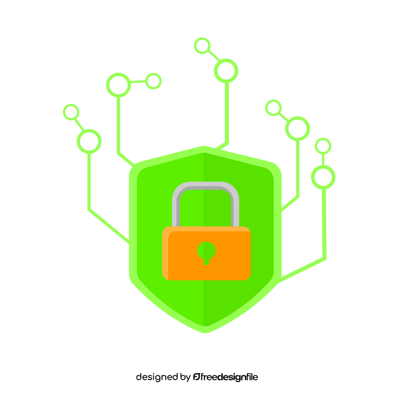 Big Data Security Protected clipart
