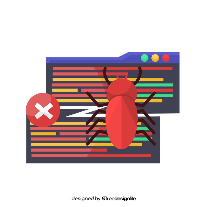 Bug Software clipart