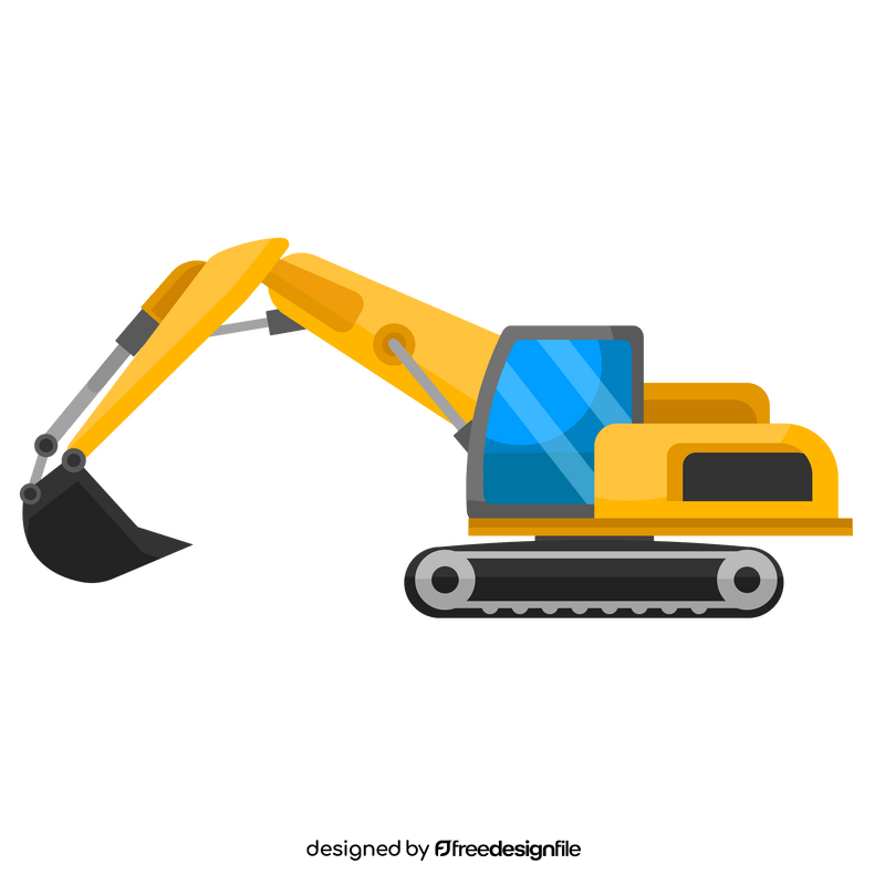 Construction Technology Excavator clipart