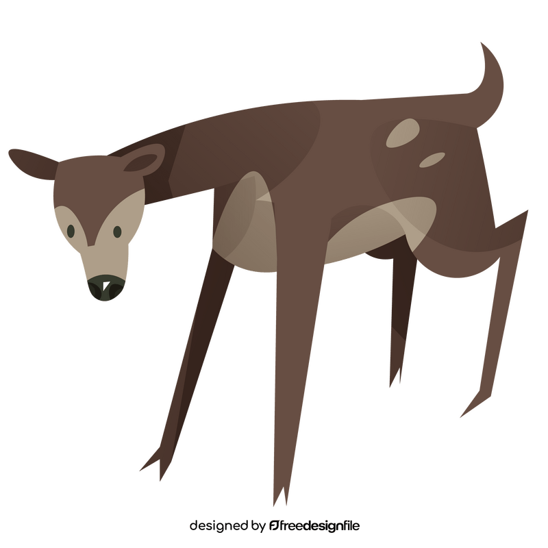 Deer female clipart