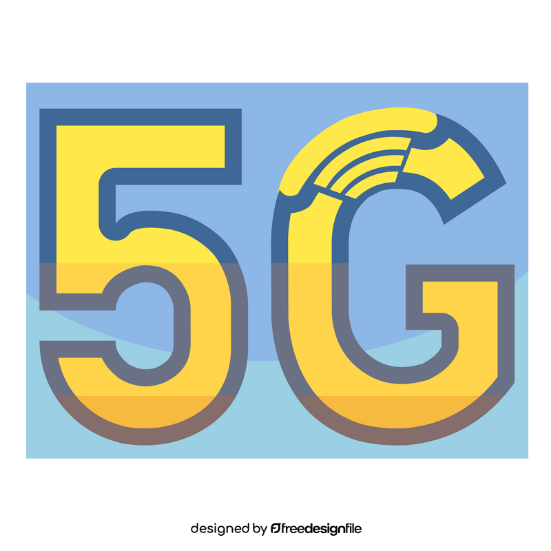 5G technology clipart