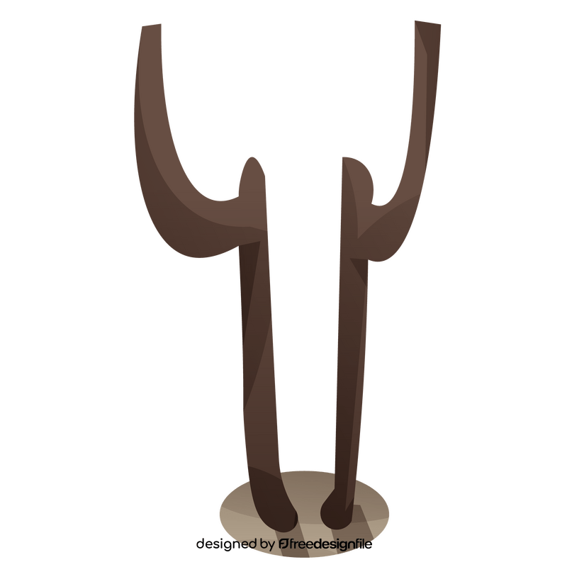 Deer horns clipart