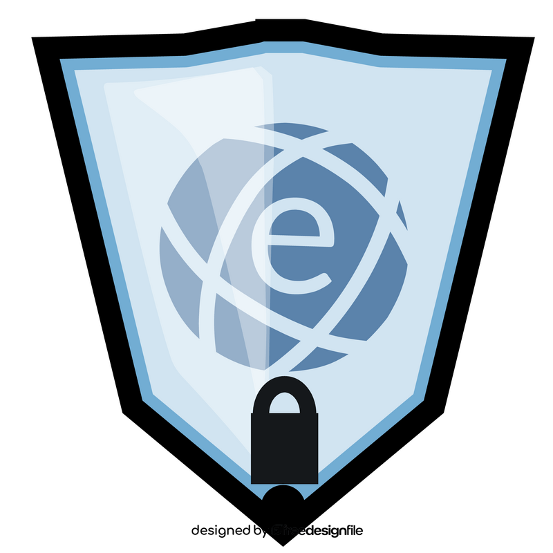 Safe browsing icon clipart