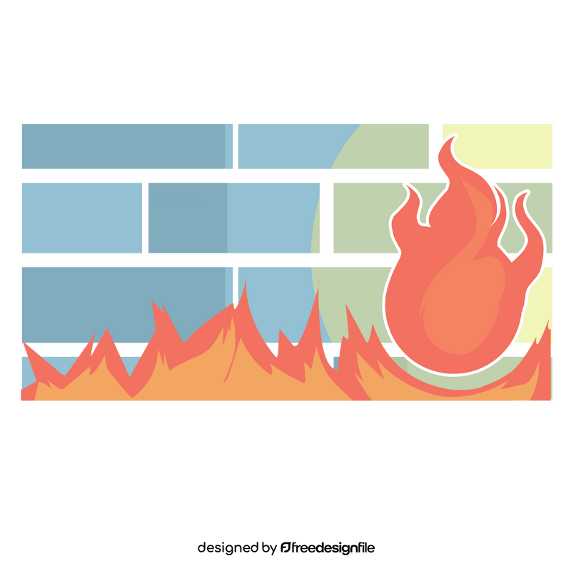 Firewall icon clipart