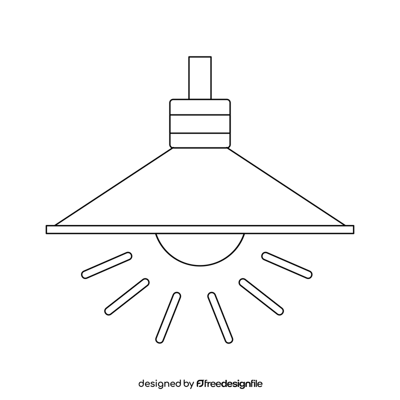 Led light clipart black and white clipart