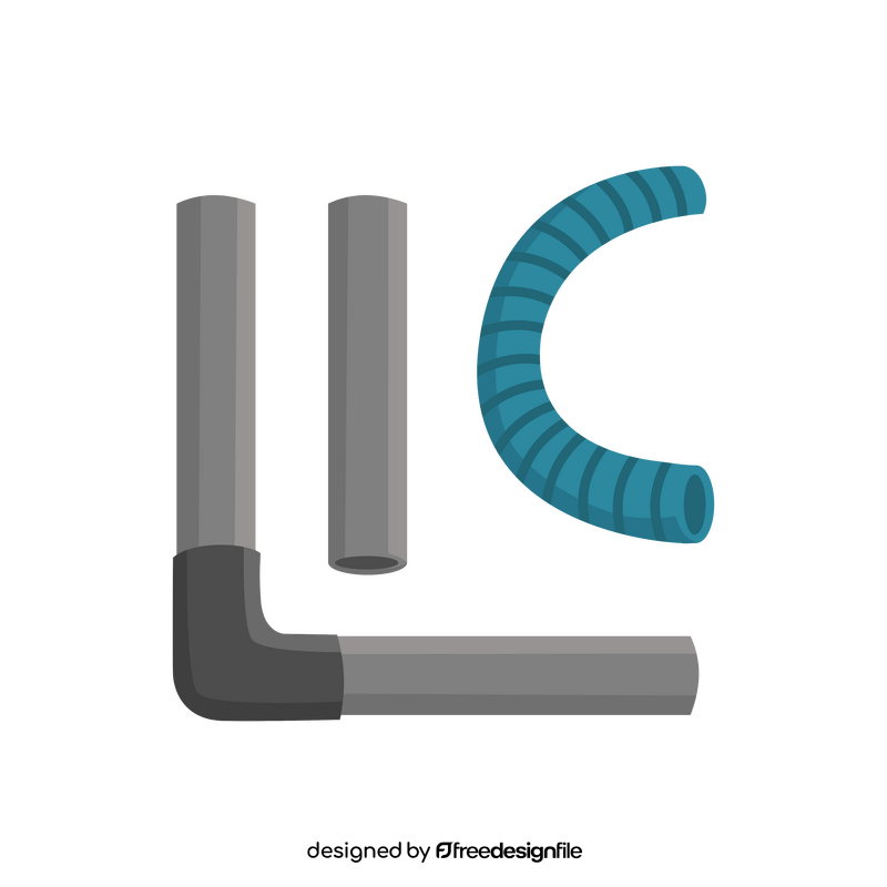 Hydroponic pipe clipart