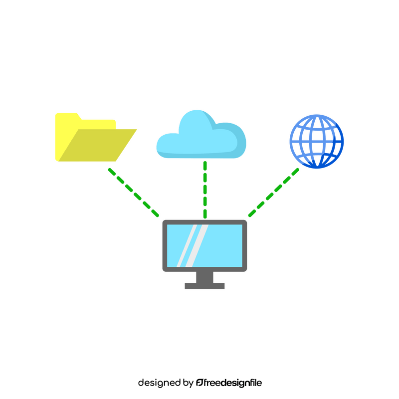 Information system clipart