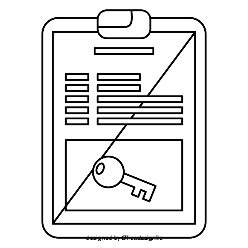 Information extraction icon black and white clipart