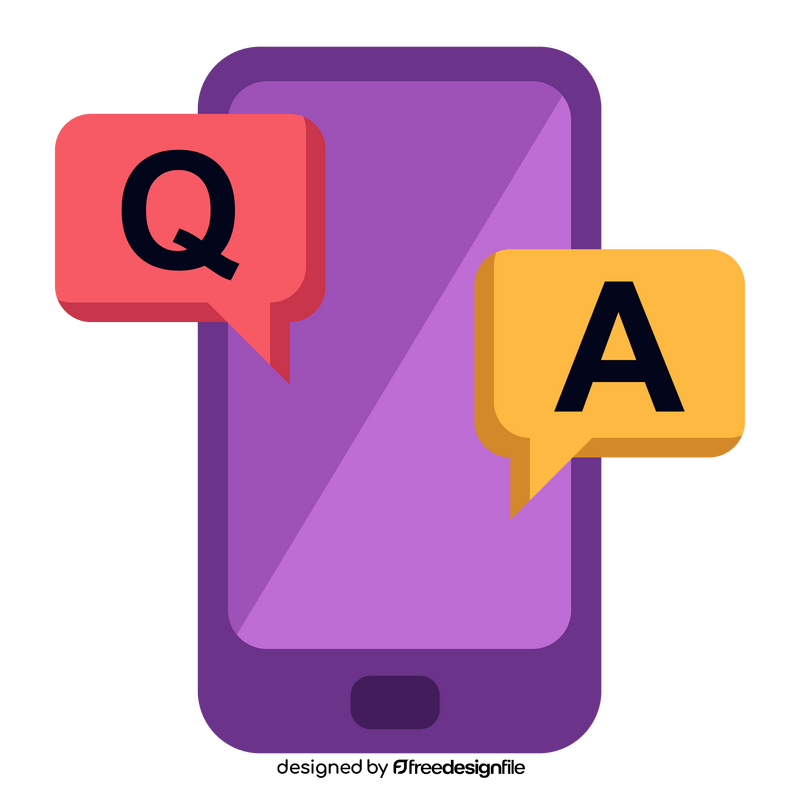 Question and Answer icon clipart