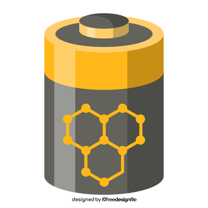 Nanotechnology battery clipart