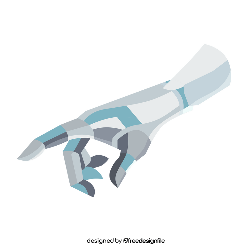Robot hand clipart