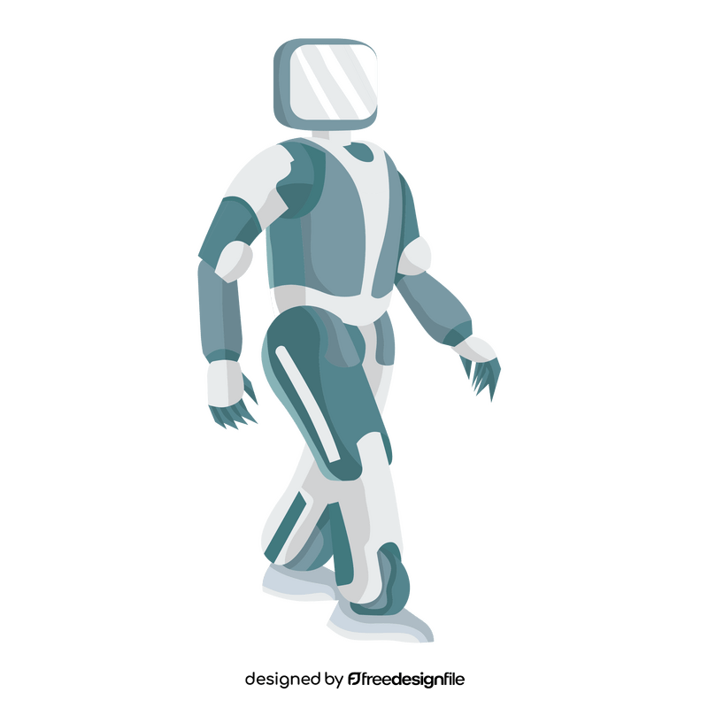 Robot humanoid clipart