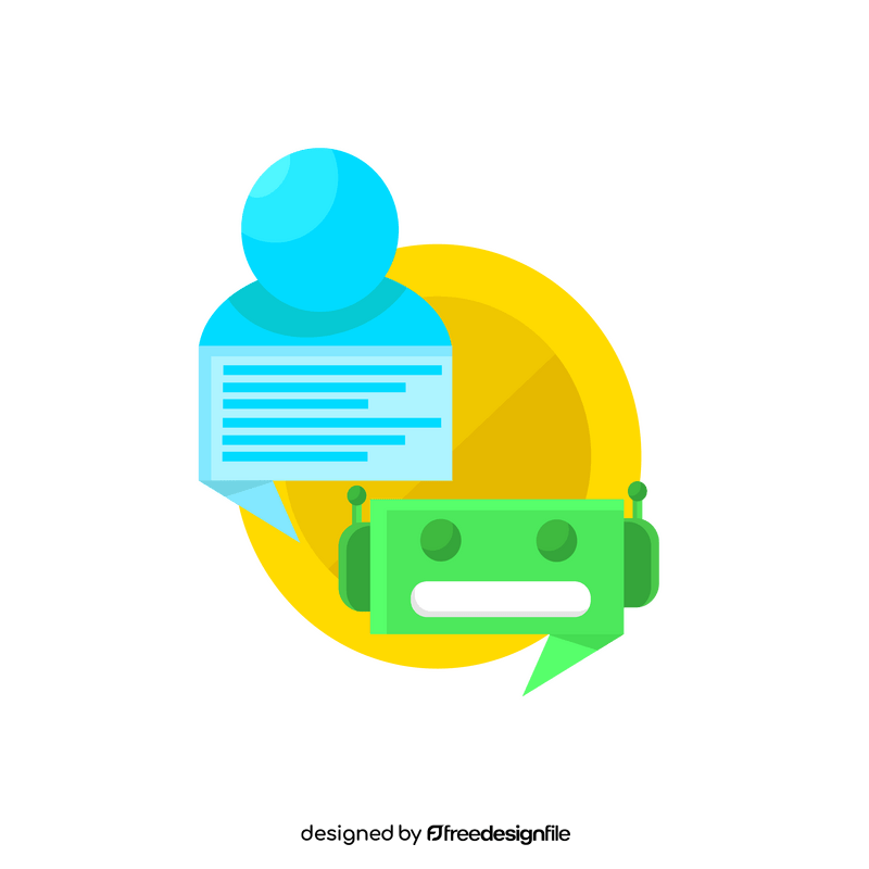 RPA Chatbot clipart
