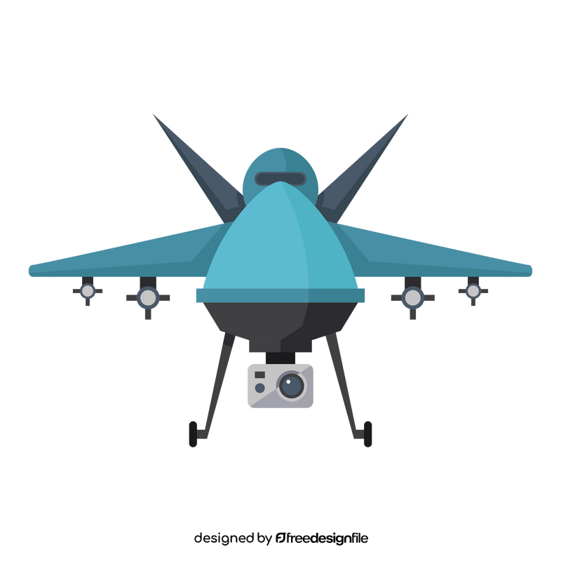 Unmanned Aerial Vehicle Millitary Drone clipart