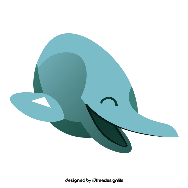 Dolphin happy clipart