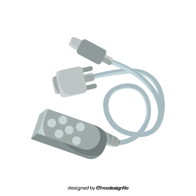 VR Virtual Reality USB adapter clipart