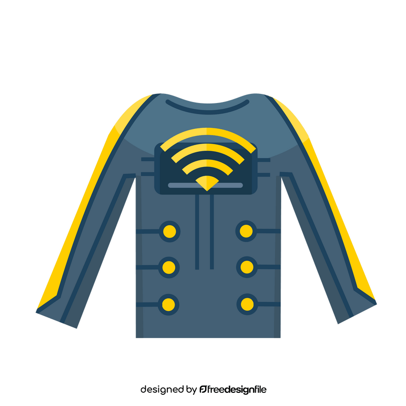 Smart clothing clipart