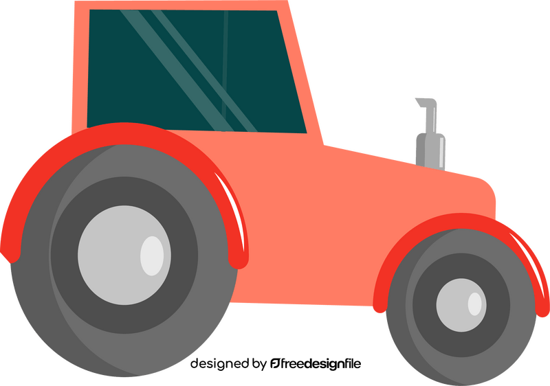 Farm tractor clipart