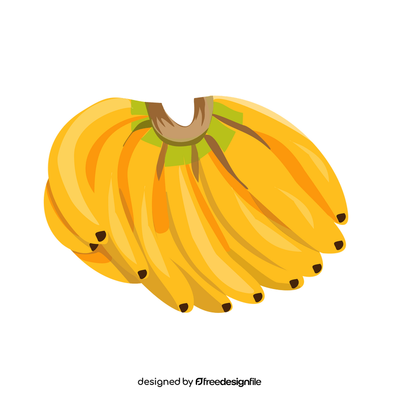 Bananas drawing clipart