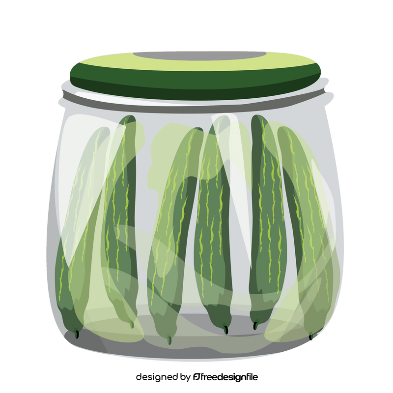 Cucumbers cartoon clipart