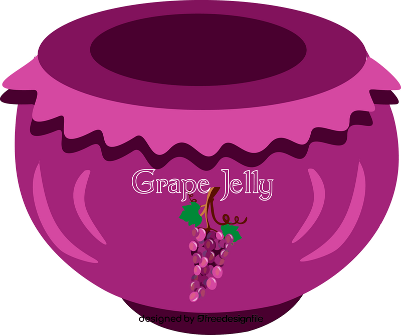 Grape jelly clipart