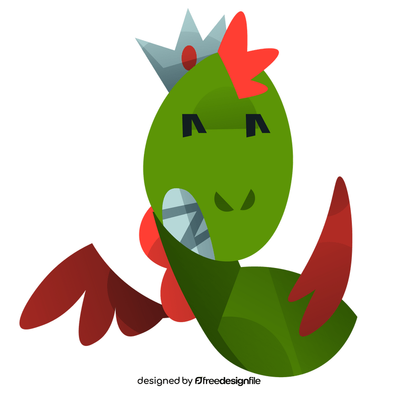 Dragon crown clipart